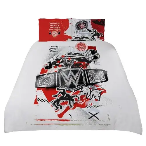 WWE Championship Title Belt Duvet Cover Set