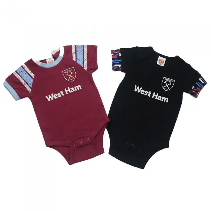 West Ham United FC Baby 2022-23 Bodysuit (Pack of 2)