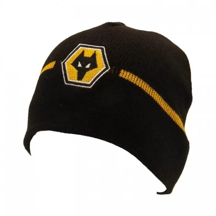 Wolverhampton Wanderers FC Crest Knitted Beanie