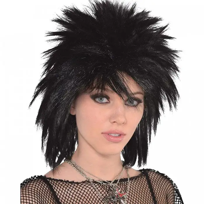 Amscan Runaway Synthetic 80s Wig Set