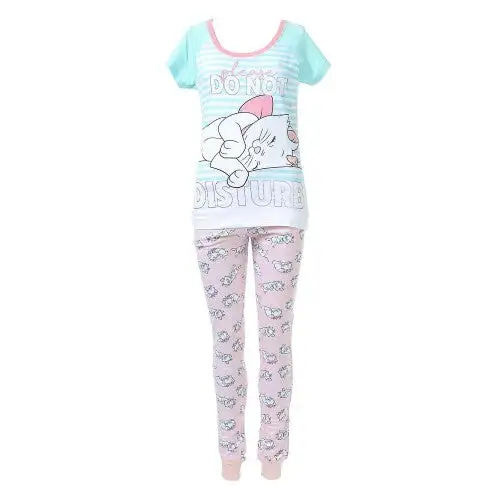 The Aristocats Womens/Ladies Please Do Not Disturb Pyjama Set