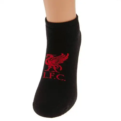 Liverpool FC Mens Training Trainer Socks (Pack of 3)