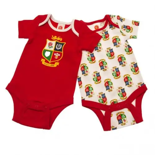 British & Irish Lions Baby Bodysuit (Pack of 2)