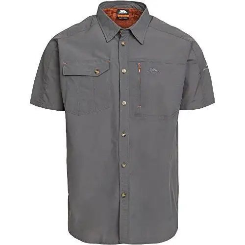 Trespass Mens Lowrel Short Sleeve Travel Shirt