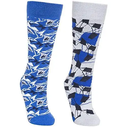 Trespass Childrens/Kids Rockies Ski Socks (Pack Of 2)