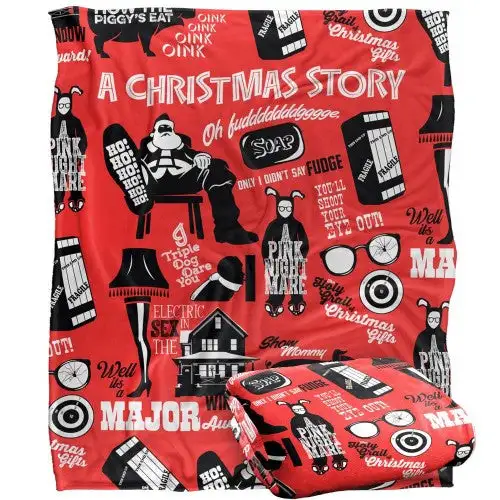 A Christmas Story All-Over Print Blanket