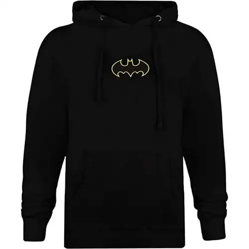 Batman Mens Embroidered Logo Hoodie