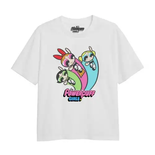 The Powerpuff Girls Girls Rainbow Blast T-Shirt