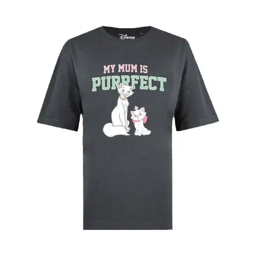 The Aristocats Womens/Ladies My Mum Is Purrfect Marie Oversized T-Shirt