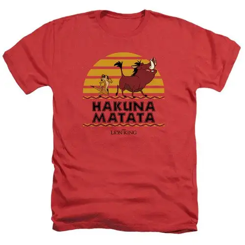The Lion King Mens Hakuna Matata Heather T-Shirt