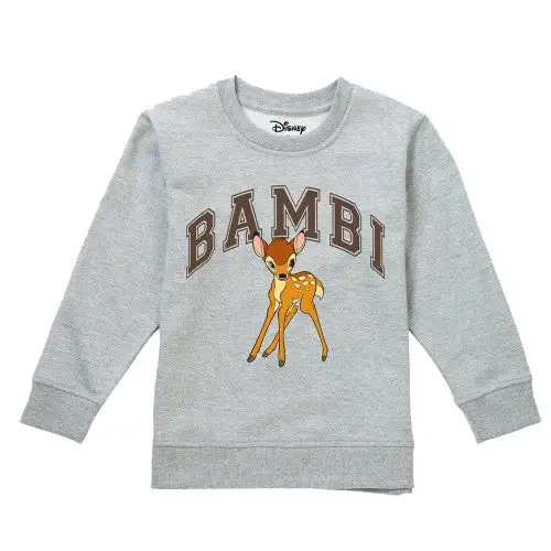 Bambi Girls Collegiate Crew Neck Sweatshirt