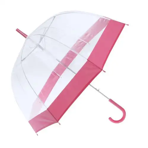 Womens/Ladies Dome Transparent Walking Umbrella