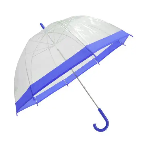 Adults Unisex Transparent Dome Walking Umbrella