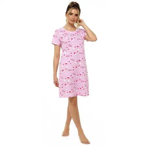 Foxbury Womens/Ladies Jersey Lollipop Printed Nightie