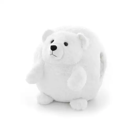 Polar Bear Fluffy Faux Fur Giant Hand Warmer