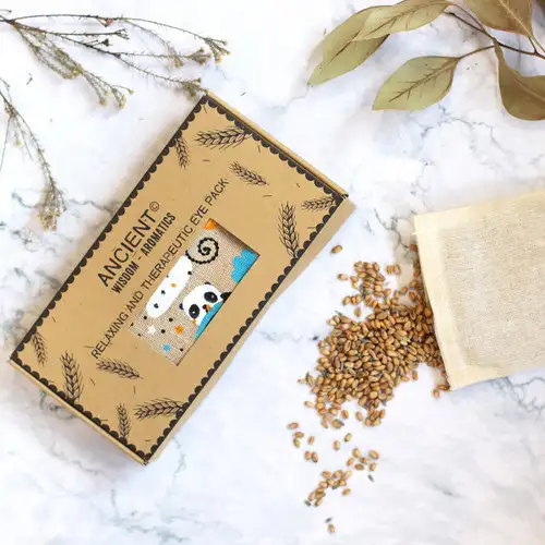 Sleepy Panda Lavender Heatable Eye Pillow