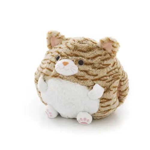 Tabby Cat Fluffy Faux Fur Giant Hand Warmer