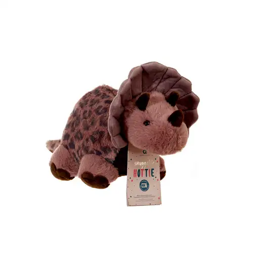 Triceratops Snuggable Hottie Heatable Toy