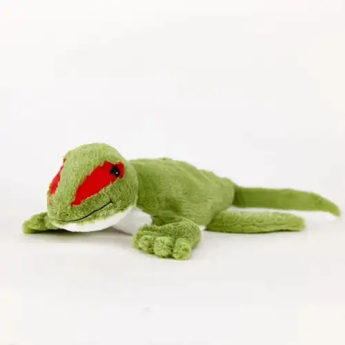 Cozy Plush Gecko Microwavable Toy