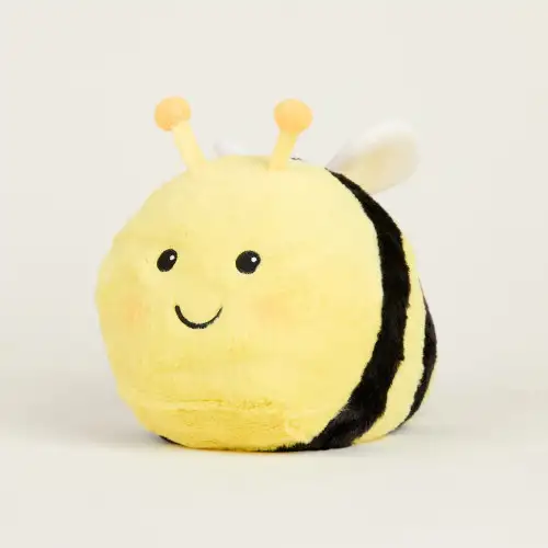 Cozy Plush Honey Bee Microwavable Toy