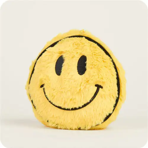 Cozy Plush Smiley Face Microwavable Toy