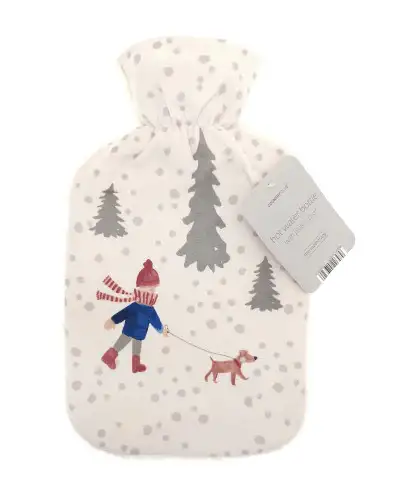 Winter Walk Sherpa Back Fleece 2L Hot Water Bottle